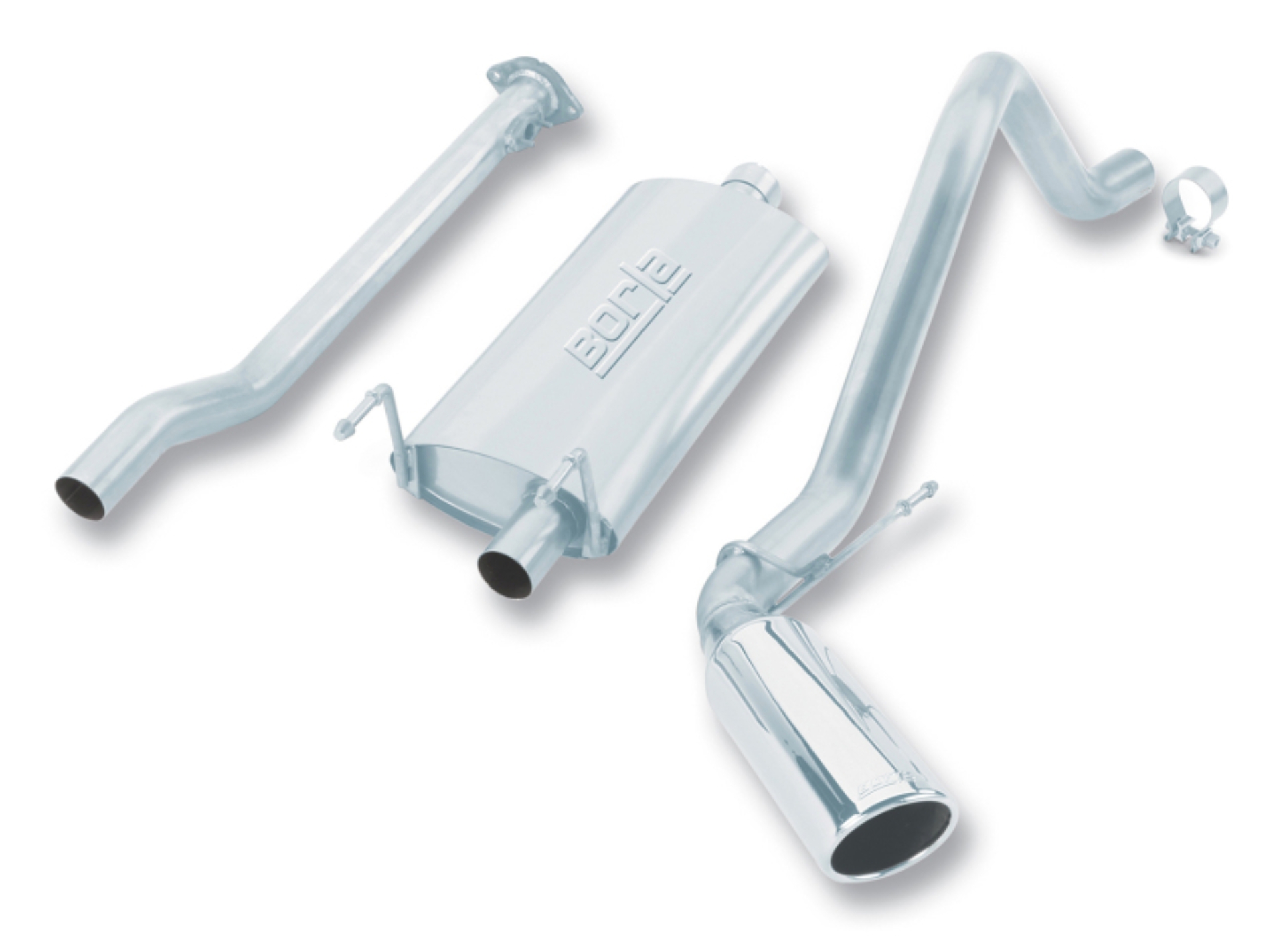 Picture of Borla 00-04 Toyota Tacoma Pre-Runner 3.4L V6 4WD 2Dr EC/SB SS Catback Truck Side Exit Exhaust