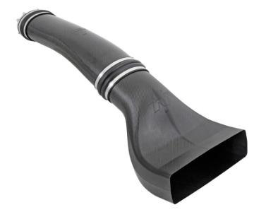 Picture of K&N Universal NHRA Pro Stock Custom Racing Carbon Fiber Intake Tubes w/ Billet Throttle Body Adapter