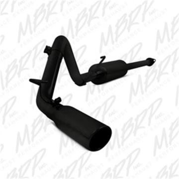 Picture of MBRP 09-14 Toyota Tacoma 4.0L EC/CC Cat-Back Single Exit AL - Black