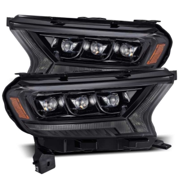 Picture of AlphaRex 19-21 Ford Ranger NOVA LED Proj Headlight Plnk Style Alpha Blk w/Activ Light/Seq Signal/DRL