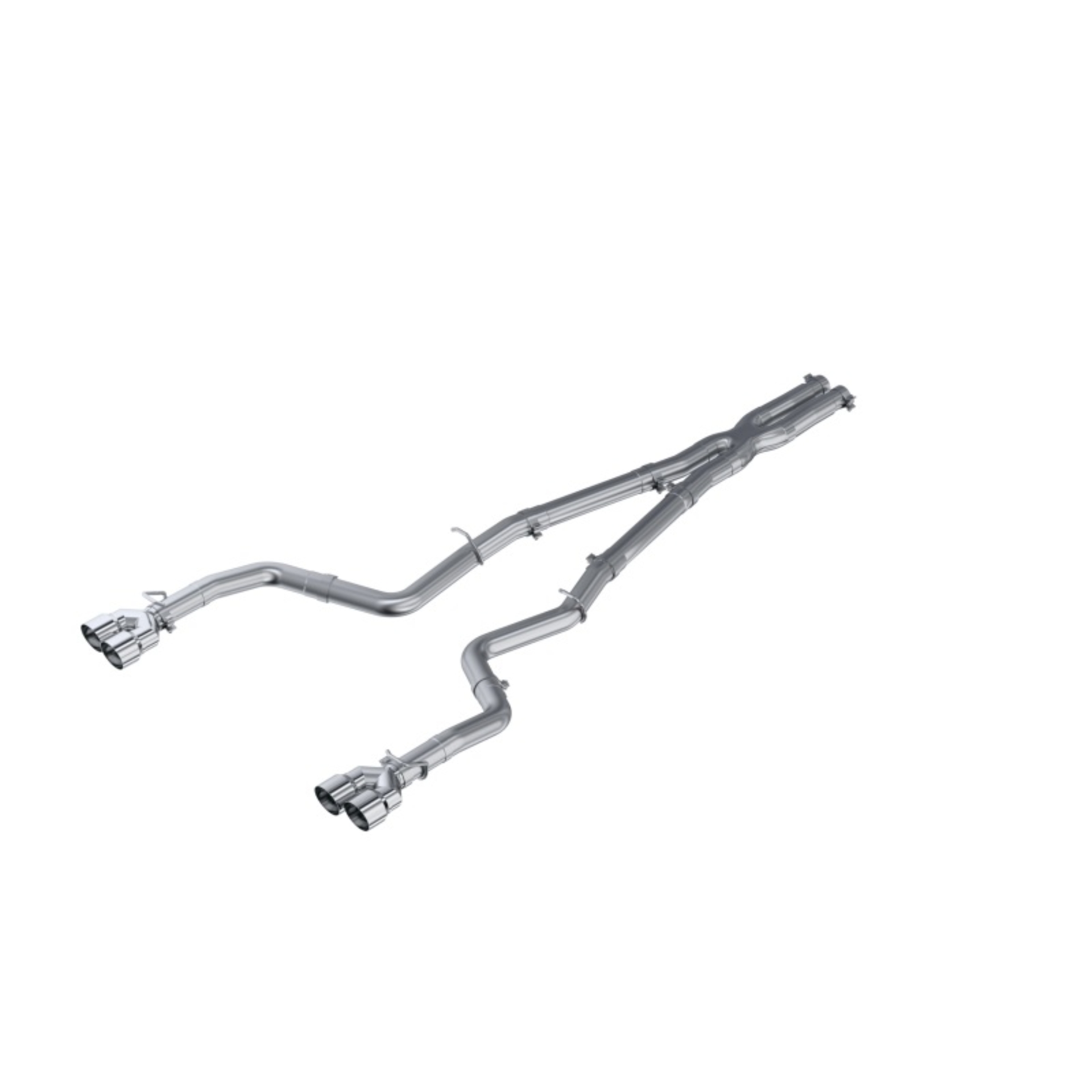 Picture of MBRP 15-16 Dodge Challenger 5.7L HEMI Cat Back Dual Split Rear