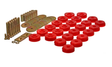 Picture of Energy Suspension Chevy 59-64 Belair/Biscayne/Caprice/Impala /59-63 El Camino Red Body Mount Set