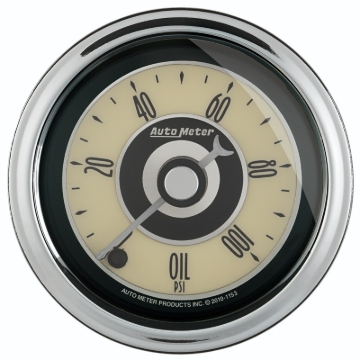 Picture of Autometer Cruiser Ad 2-1/16in Full Sweep Electric 0-100 PSI Oil Pressure Gauge