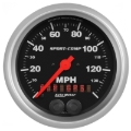 Picture of Autometer Sport-Comp 3-3/8 inch 140 MPH Electronic Speedometer w/ GPS Rally Nav Display Gauge