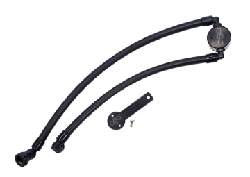 Picture of J&L 2021-2024 Ram TRX 6.2L Supercharged Passenger Side Oil Separator 3.0 - Black Anodized