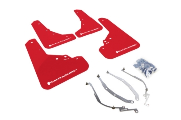 Picture of Rally Armor 12-18 Fiat 500 Red Mud Flap w/White Logo