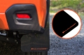 Picture of Rally Armor RAL UR Blk Flap/Orange Logo Mud Flaps - MF26-UR-BLK/OR