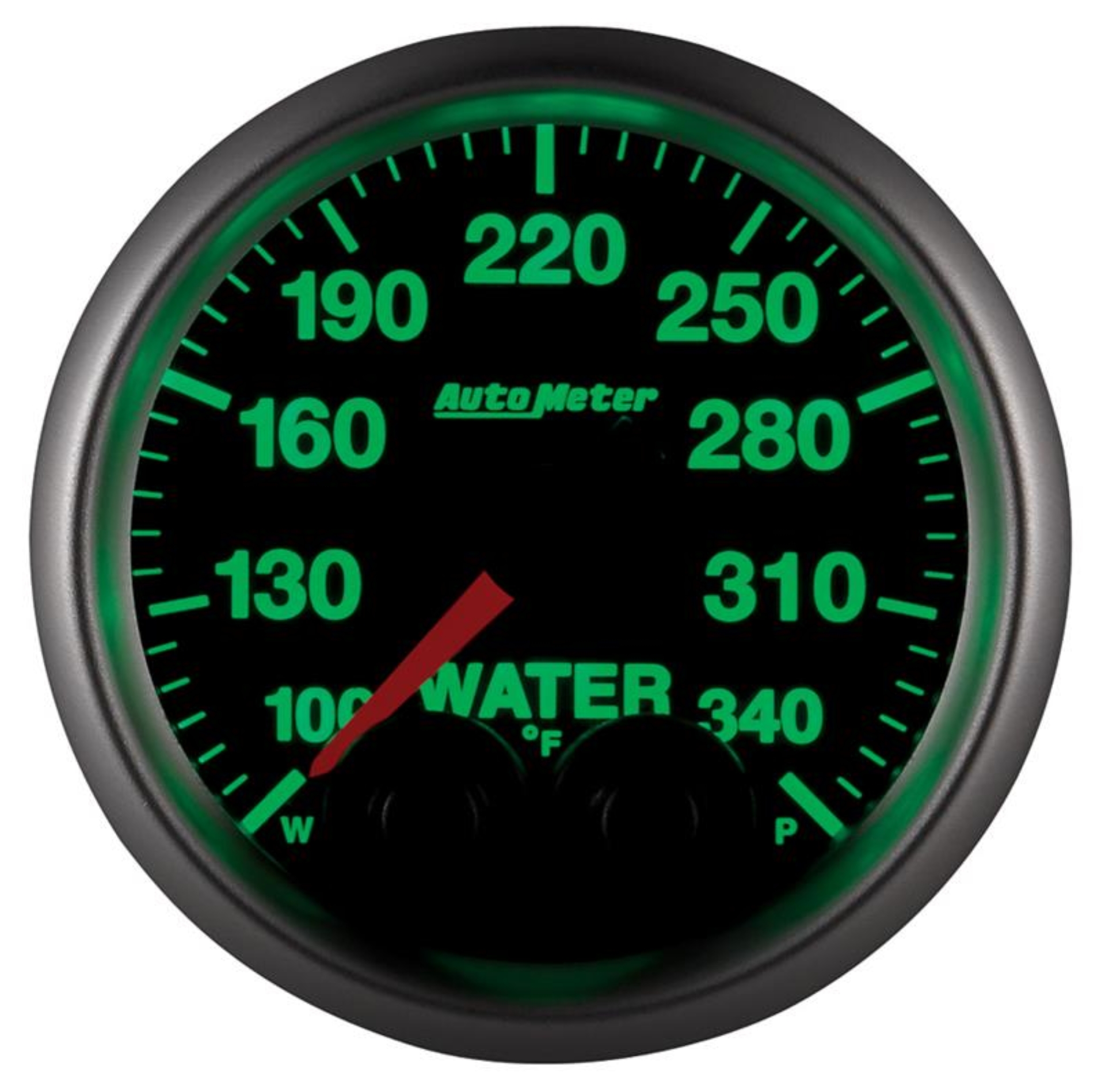 Picture of Autometer Elite 52mm 100-340 Deg F Water Temperature Peak and Warn Gauge w/ Electronic Control
