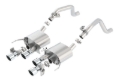 Picture of Borla 14-15 Chevy Corvette C7 6.2L RWD w/AFM &NPP ATAK-Type Dual Rd Rolled Center Rear Exit Exhaust