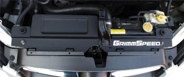 Picture of GrimmSpeed 05-09 Subaru Legacy/Outback Radiator Shroud w/Tool Tray - Textured Black