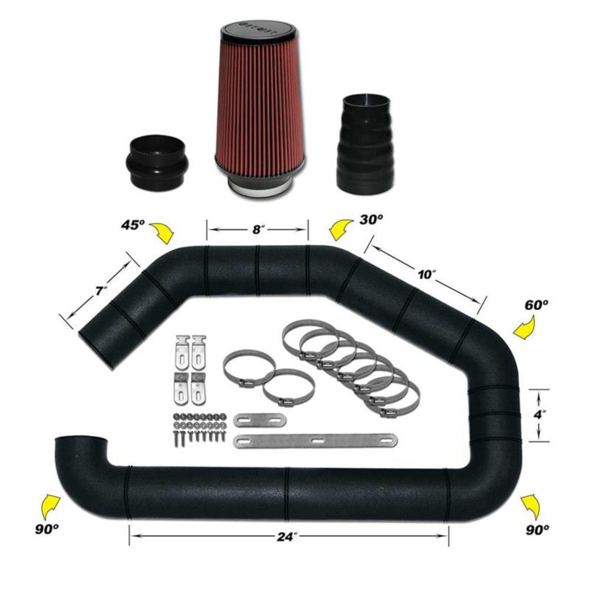 Picture of Airaid U-Build-It - Universal 4in Master Kit I w/700-470 (9in) Filter