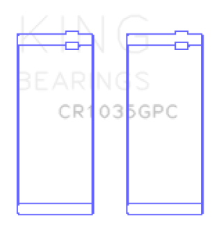 Picture of King Engine Bearings Cummins B-Ser. L4 Connecting Rod Bearing Set