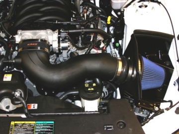 Picture of Airaid 05-09 Ford Mustang GT 5.0L Race Only (No MVT) MXP Intake System w/ Tube (Dry / Blue Media)