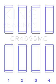 Picture of King Engine Bearings Ford Ecoboost 2.0L/2.3L Connecting Rod Bearing Set