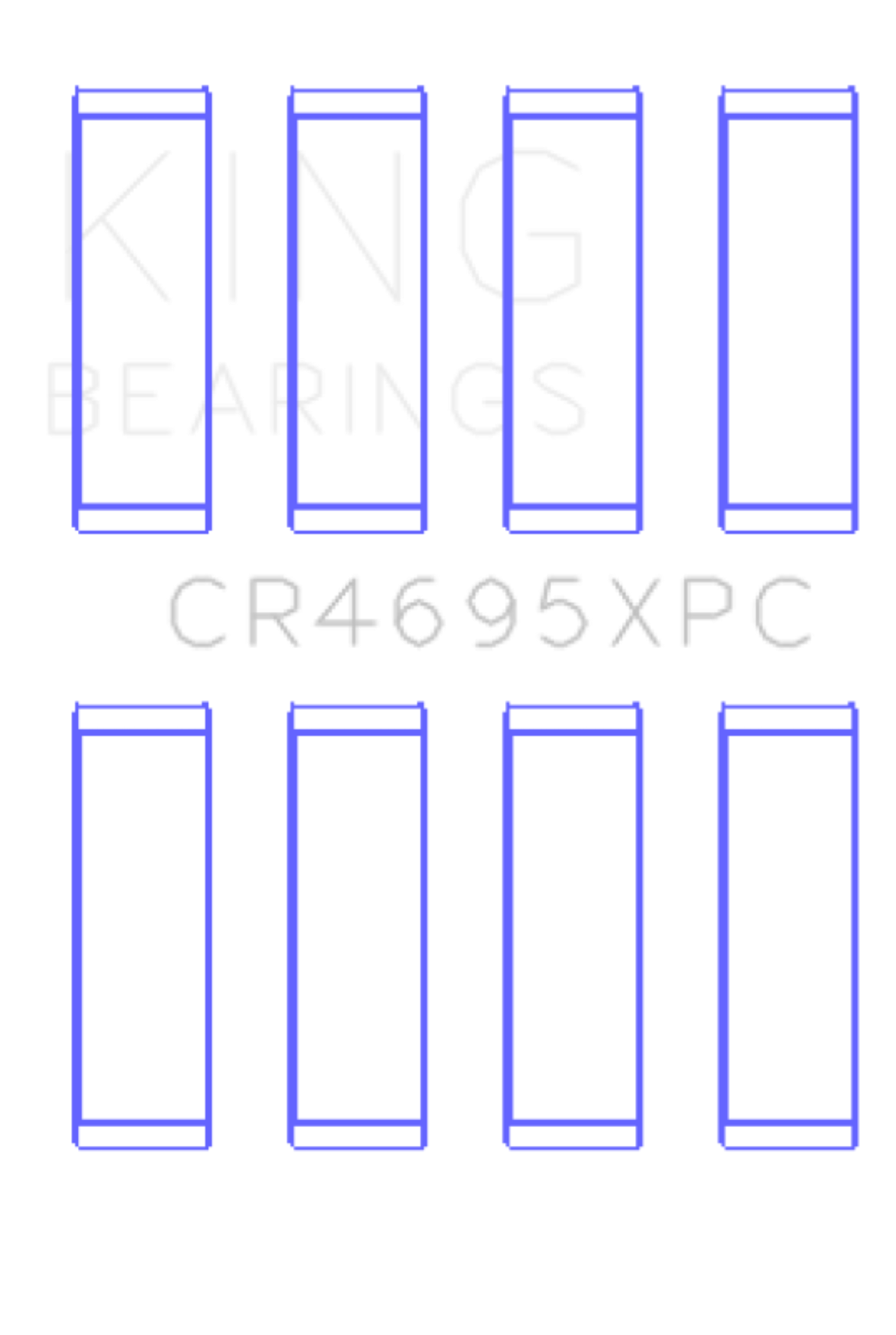 Picture of King Engine Bearings Ford Ecoboost 2.0L / 2.3L mMaxKote Connecting Rod Bearing Set