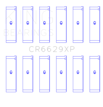 Picture of King Engine Bearings Mitsubishi 6G72 (Size 0.26) Connecting Rod Bearing Set