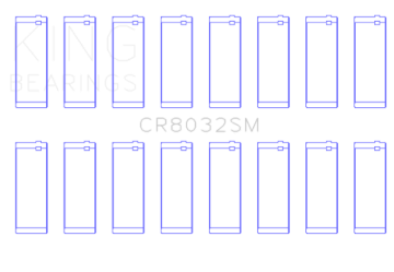 Picture of King Engine Bearings Chrysler 345/ 370 16V (Size 0.05) Connecting Rod Bearing Set