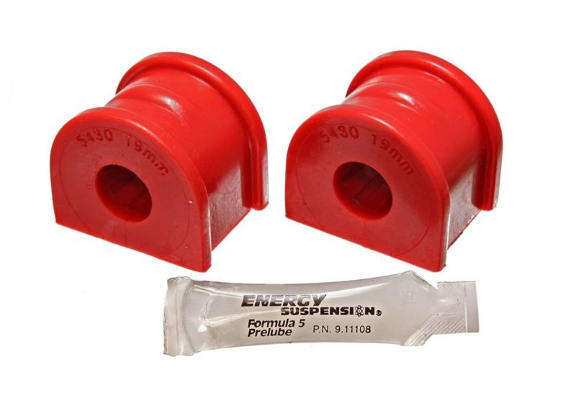 Picture of Energy Suspension 97-04 Chevy Corvette Red 19mm Rear Sway Bar Bushing Set - Reuse OE Brackets