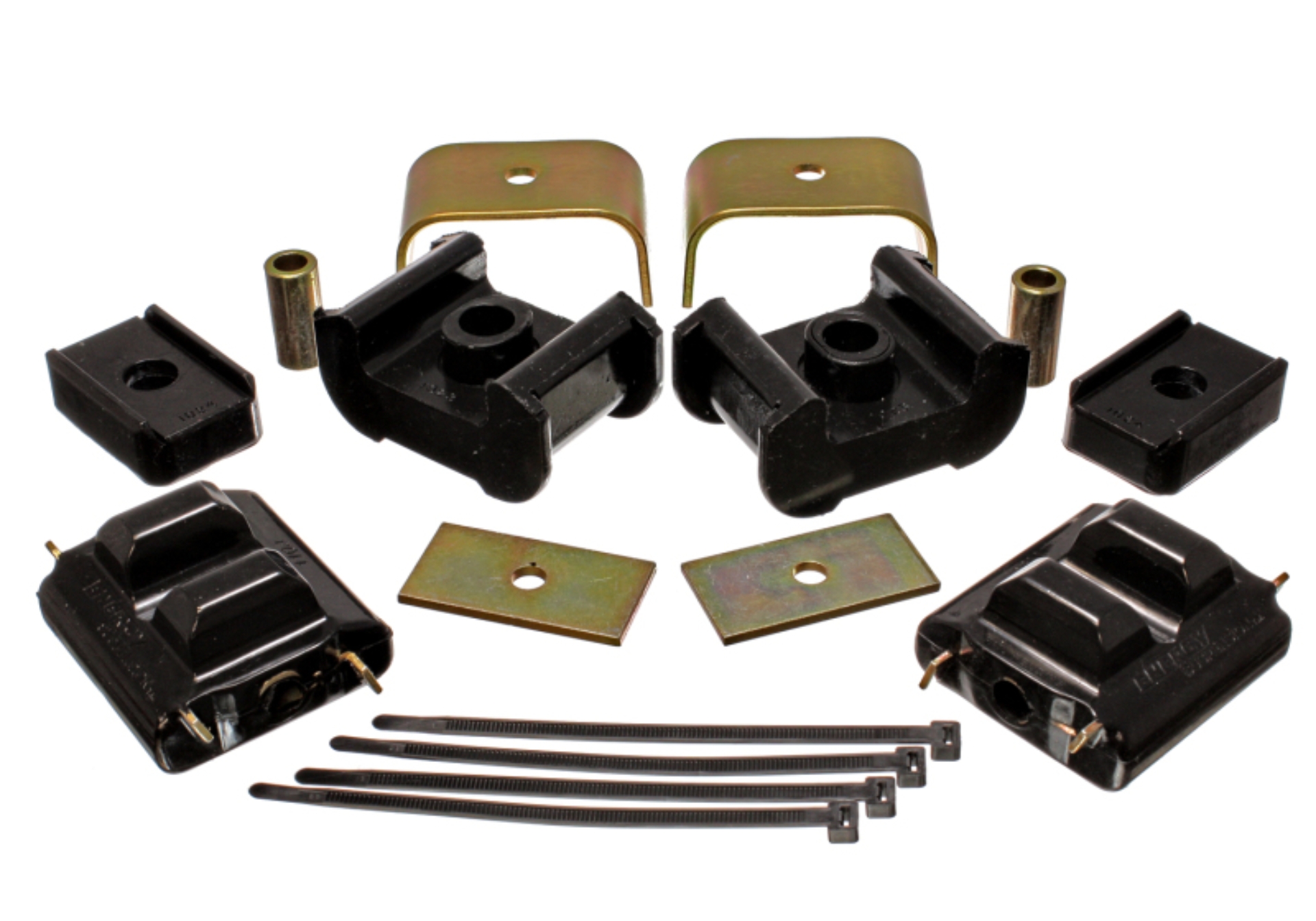 Picture of Energy Suspension 73-84 K5 Blazer 4WD Fullsize Black Complete Motor & Trans Mount Set Zinc Finish