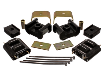 Picture of Energy Suspension 73-84 K5 Blazer 4WD Fullsize Black Complete Motor & Trans Mount Set Zinc Finish