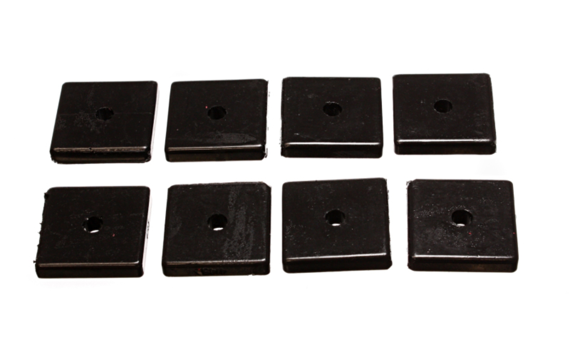 Picture of Energy Suspension Square Pad Set 2-1/16in Length x 2-1/16in Width x 3/8in Hole ID x 3/8in H-Black