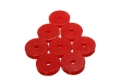 Picture of Energy Suspension Polyurethane Pad Set - 2-9/32in OD x 7/16in Hole ID x 1/2in Height - Round Red
