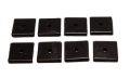 Picture of Energy Suspension Square Pad Set 2-1/16in Length x 2-1/16in Width x 3/8in Hole ID x 3/8in H-Black