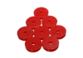 Picture of Energy Suspension Polyurethane Pad Set - 2-9/32in OD x 7/16in Hole ID x 1/2in Height - Round Red