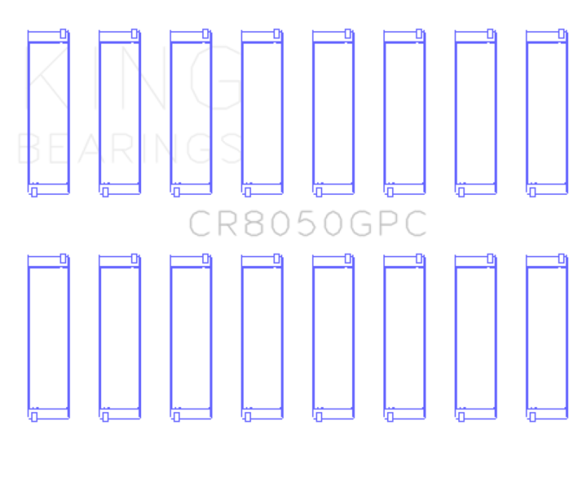 Picture of King Engine Bearings BMW S63N/N63/S63/N63N Connecting Rod Bearing Set