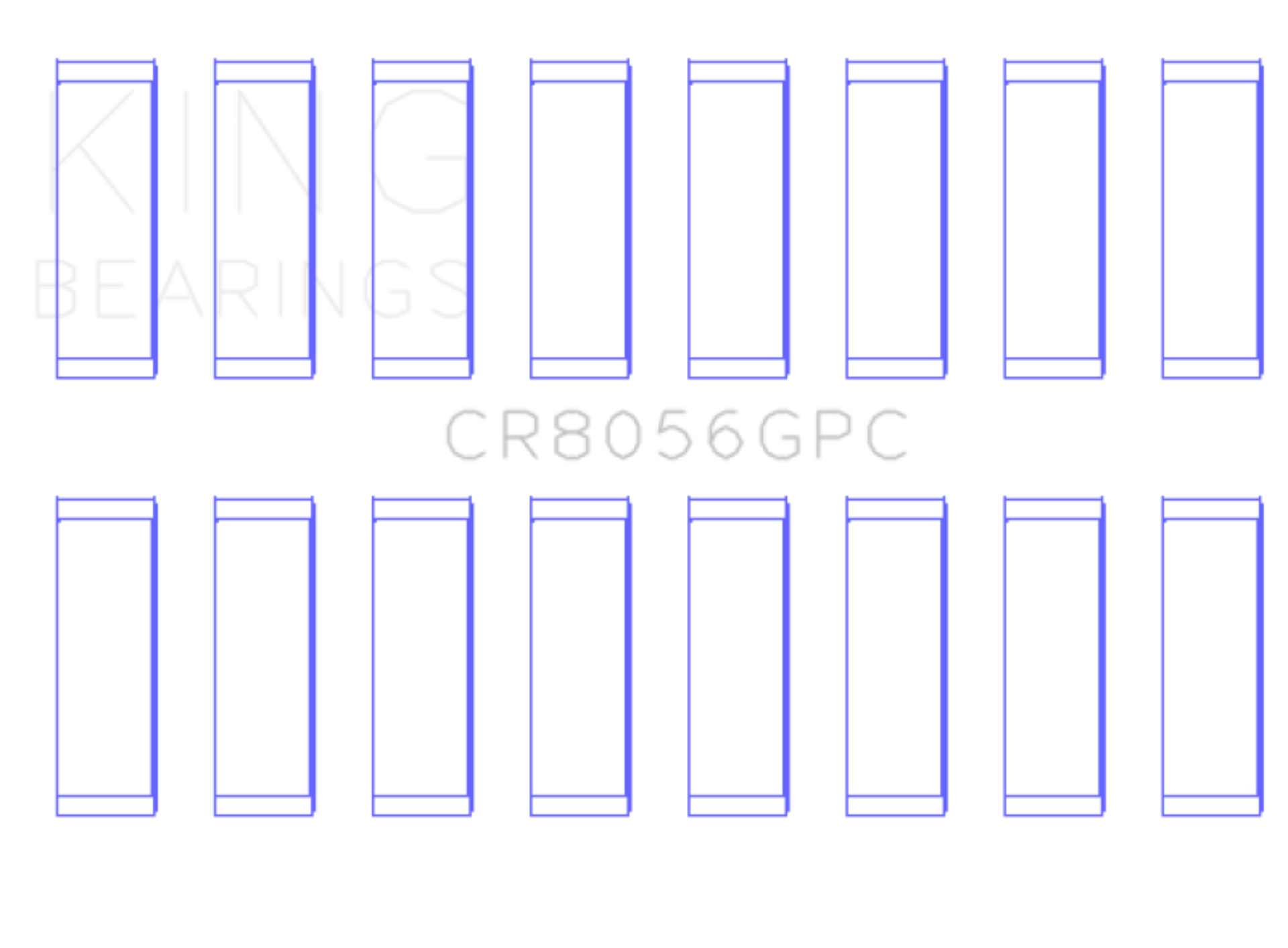 Picture of King Engine Bearings Ford 6.7 Power Stroke V8 Diesel Connecting Rod Bearing Set