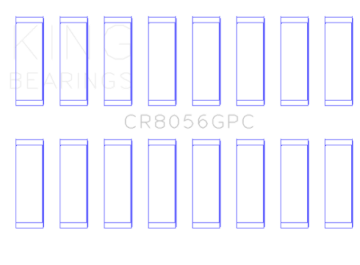 Picture of King Engine Bearings Ford 6.7 Power Stroke V8 Diesel (Size 0.25) Connecting Rod Bearing Set