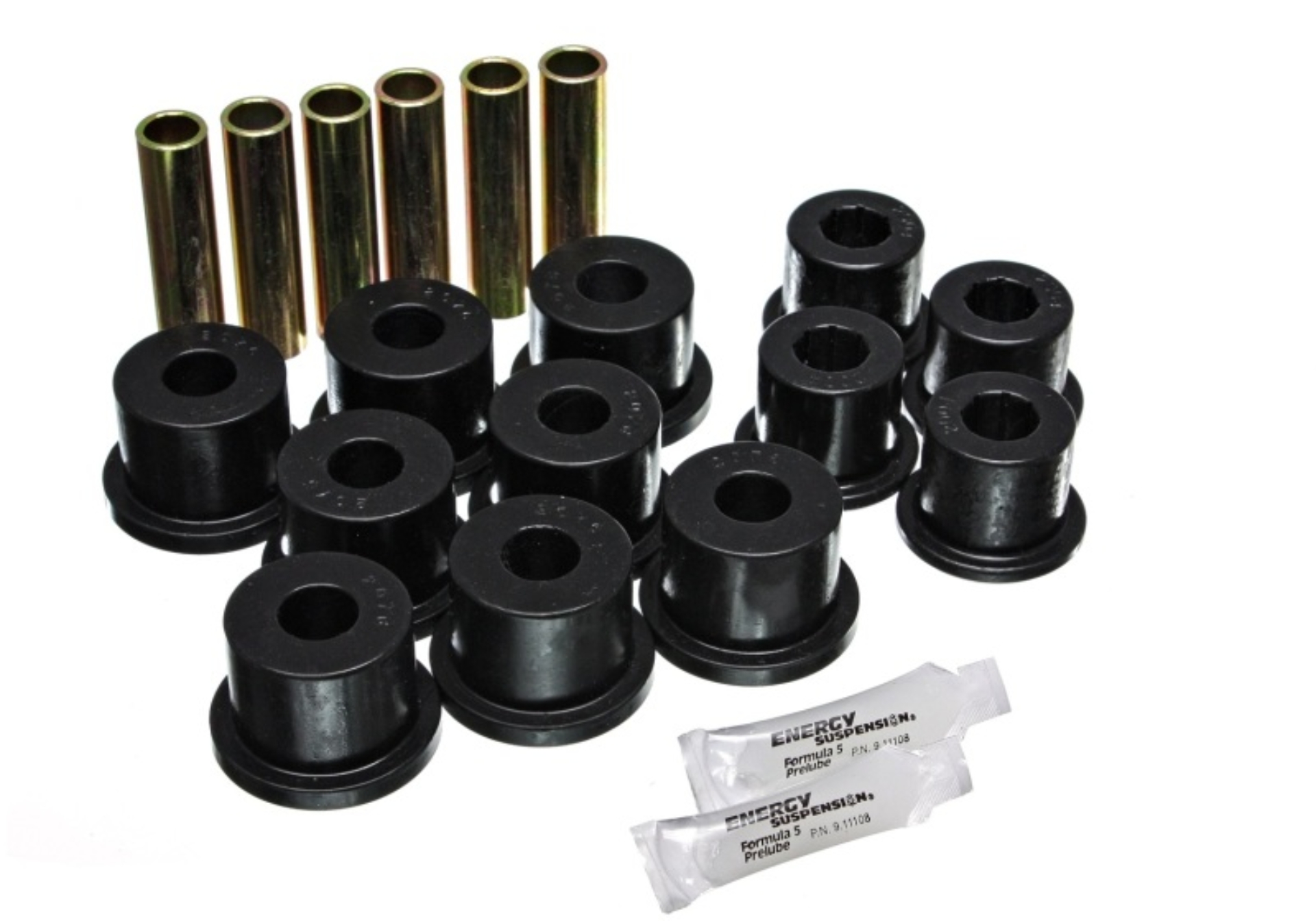 Picture of Energy Suspension GM Rear Spring & Shackle - Black