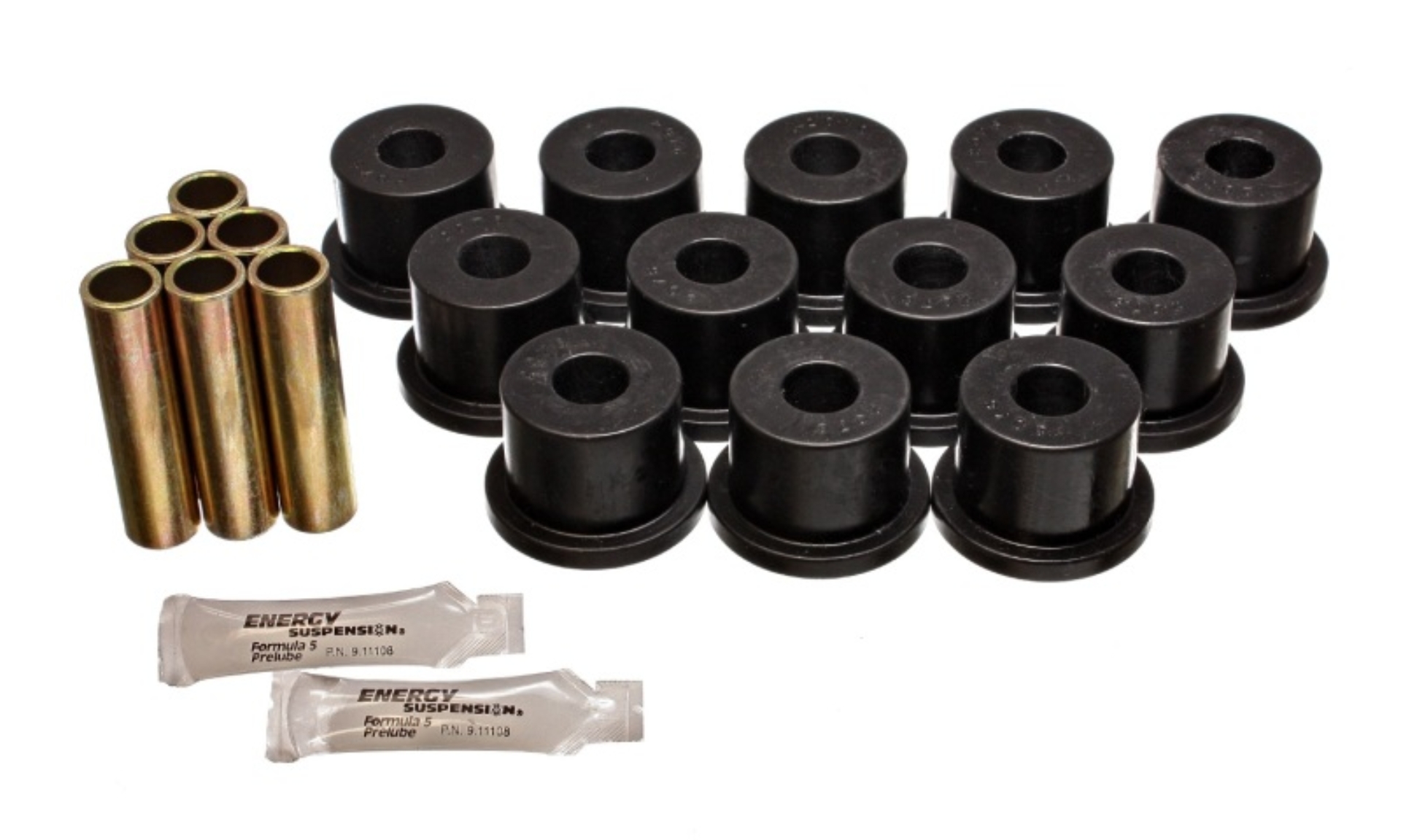 Picture of Energy Suspension GM Rear Spring & Shackle - Black