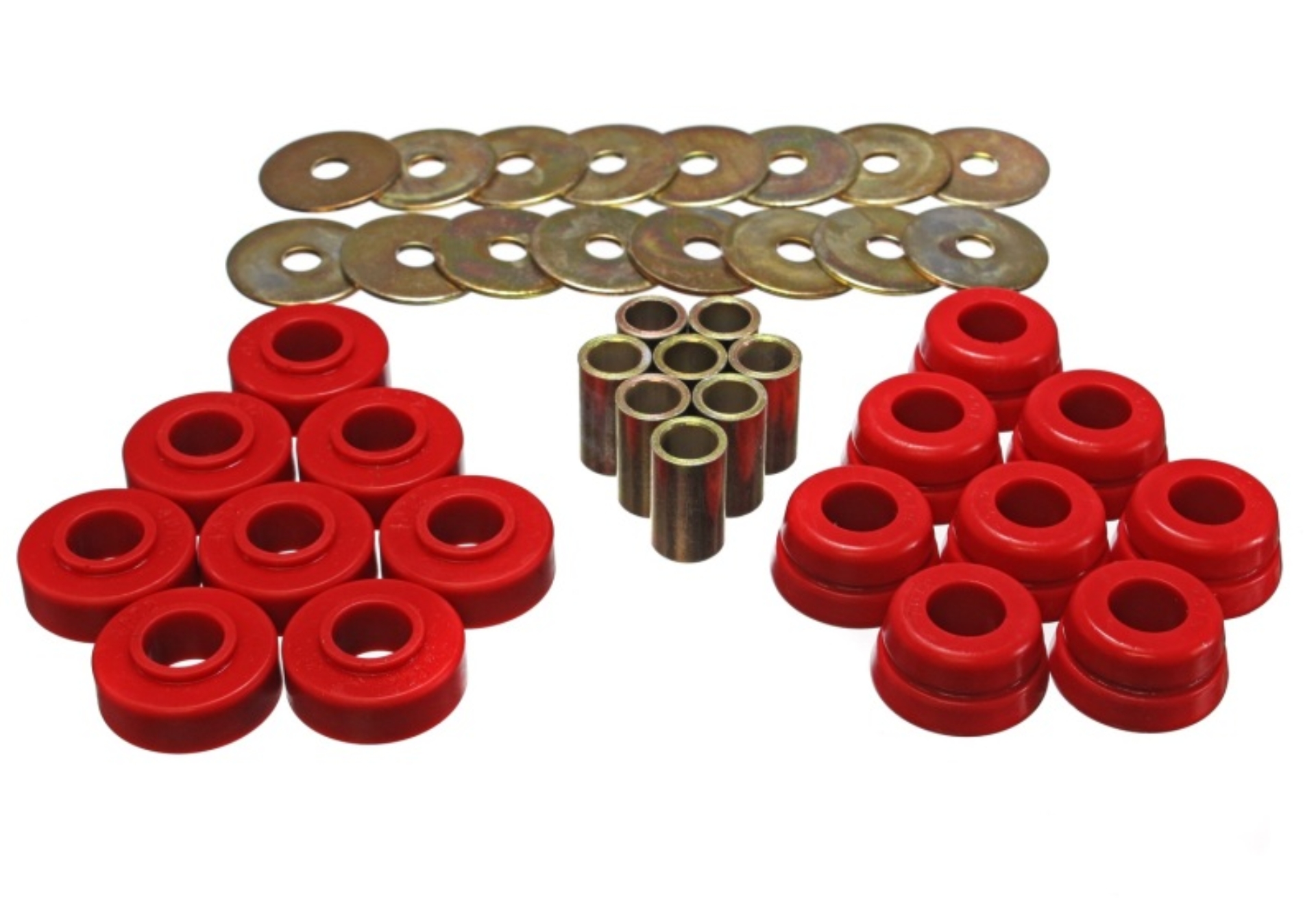 Picture of Energy Suspension GM Body Mount Set W/Hardware - Red