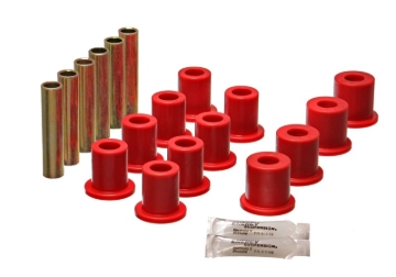Picture of Energy Suspension Ford 4 Wd Front Spring Bushing Set - Red