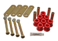 Picture of Energy Suspension Ford Heavy Duty Shackle Set - Red