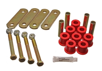 Picture of Energy Suspension Ford Heavy Duty Shackle Set - Red
