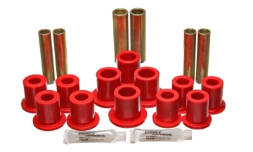Picture of Energy Suspension Ford Rear Spring Bushing Set Complete - Red