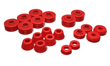 Picture of Energy Suspension Ford Bronco Body Mount Set - Red