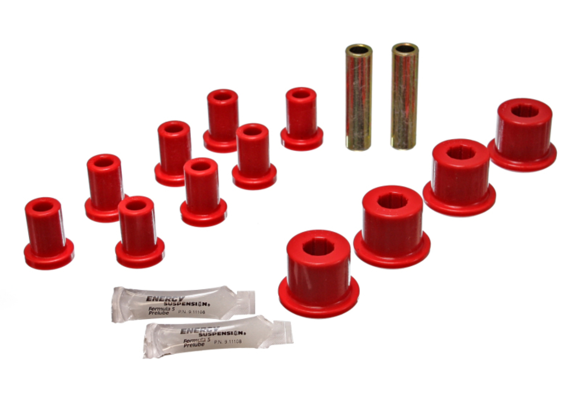 Picture of Energy Suspension Rear Spring And Shackle Bushing - Red