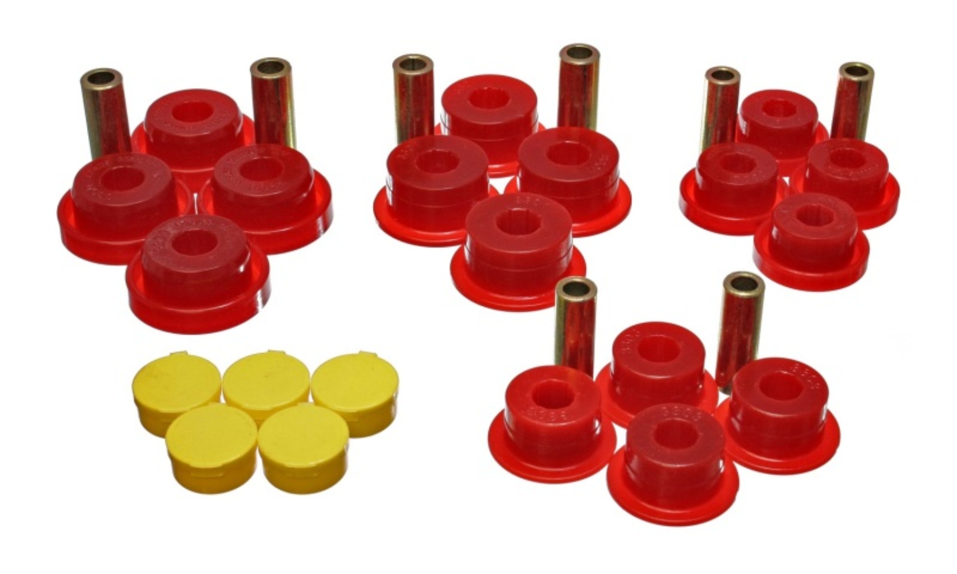 Picture of Energy Suspension Dodge Front Control Arm Bearing Set - Red