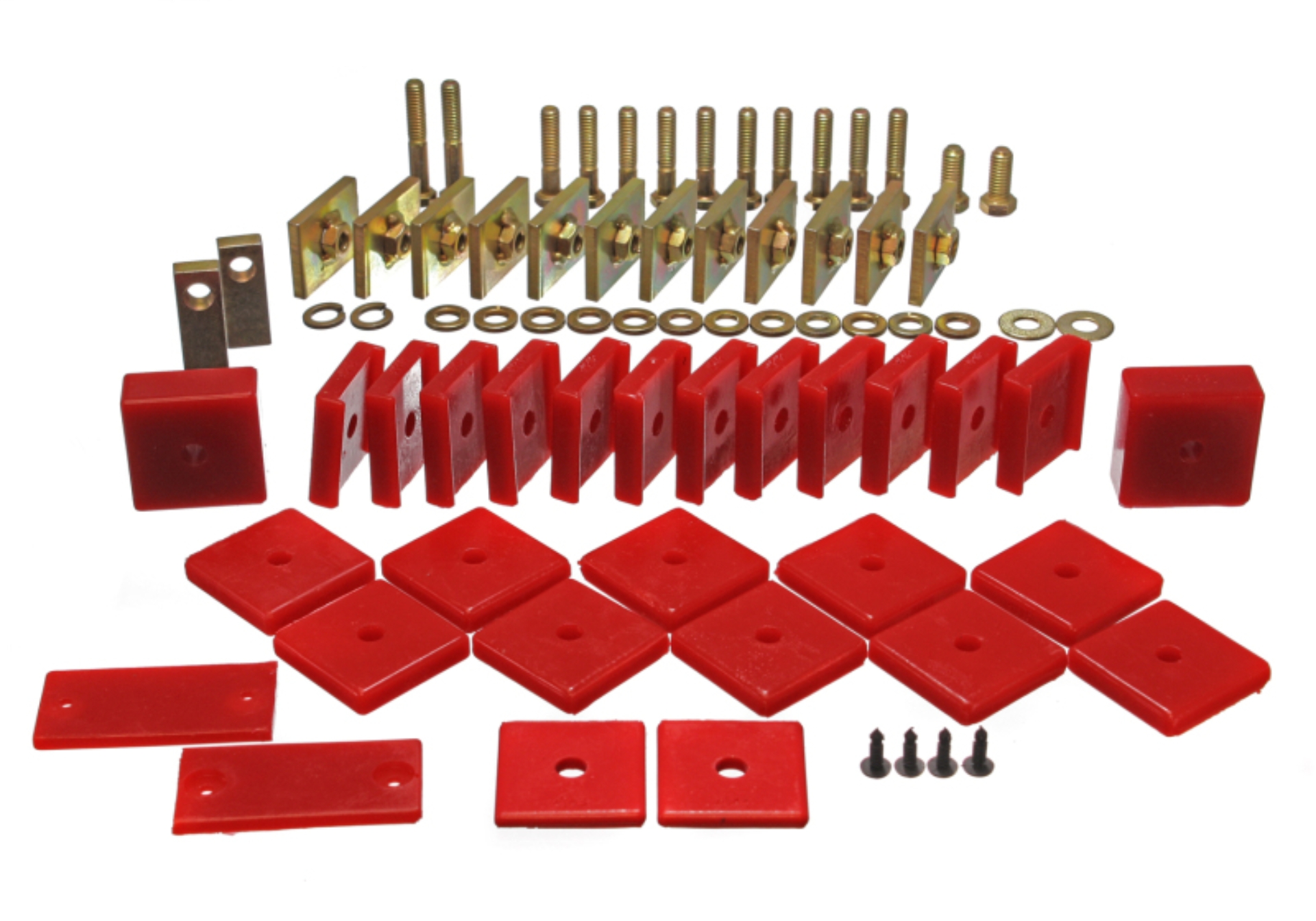 Picture of Energy Suspension Toy Land Cruiser Body Mount Set - Red