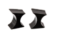 Picture of Energy Suspension 2.0 X 1.5 Shock Isolator Set - Black
