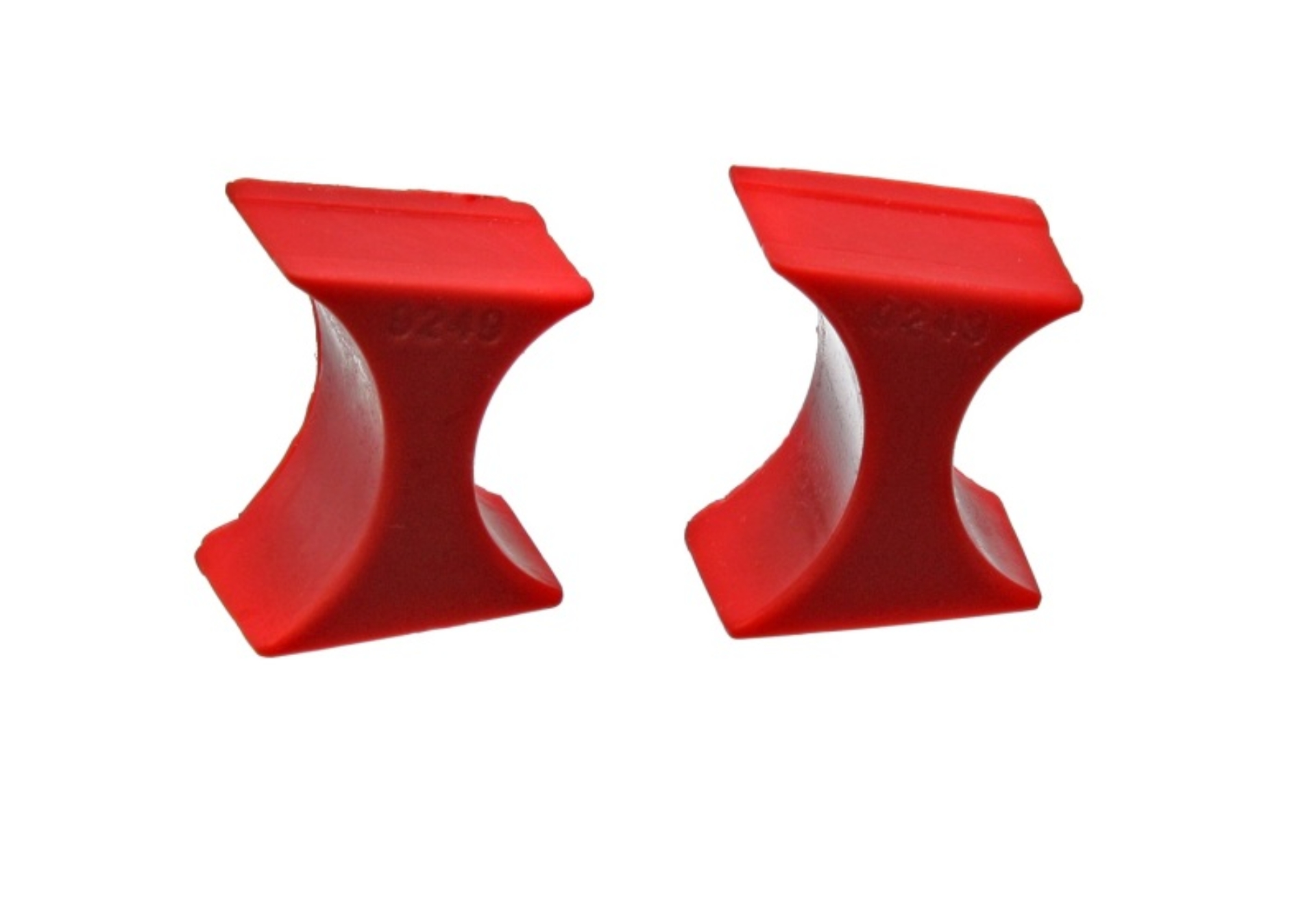 Picture of Energy Suspension 2.0 X 1.5 Shock Isolator Set - Red