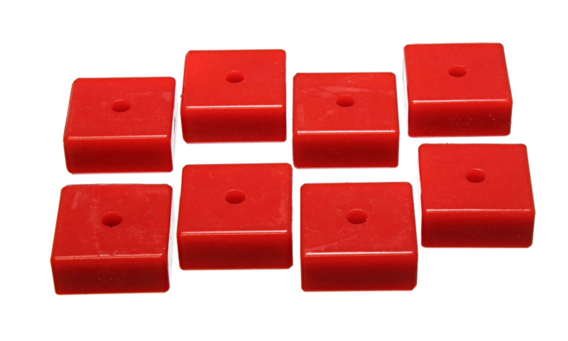 Picture of Energy Suspension Pad - Soft - 2-1/16in SQ x 3/8in ID x 15/16in H - Red