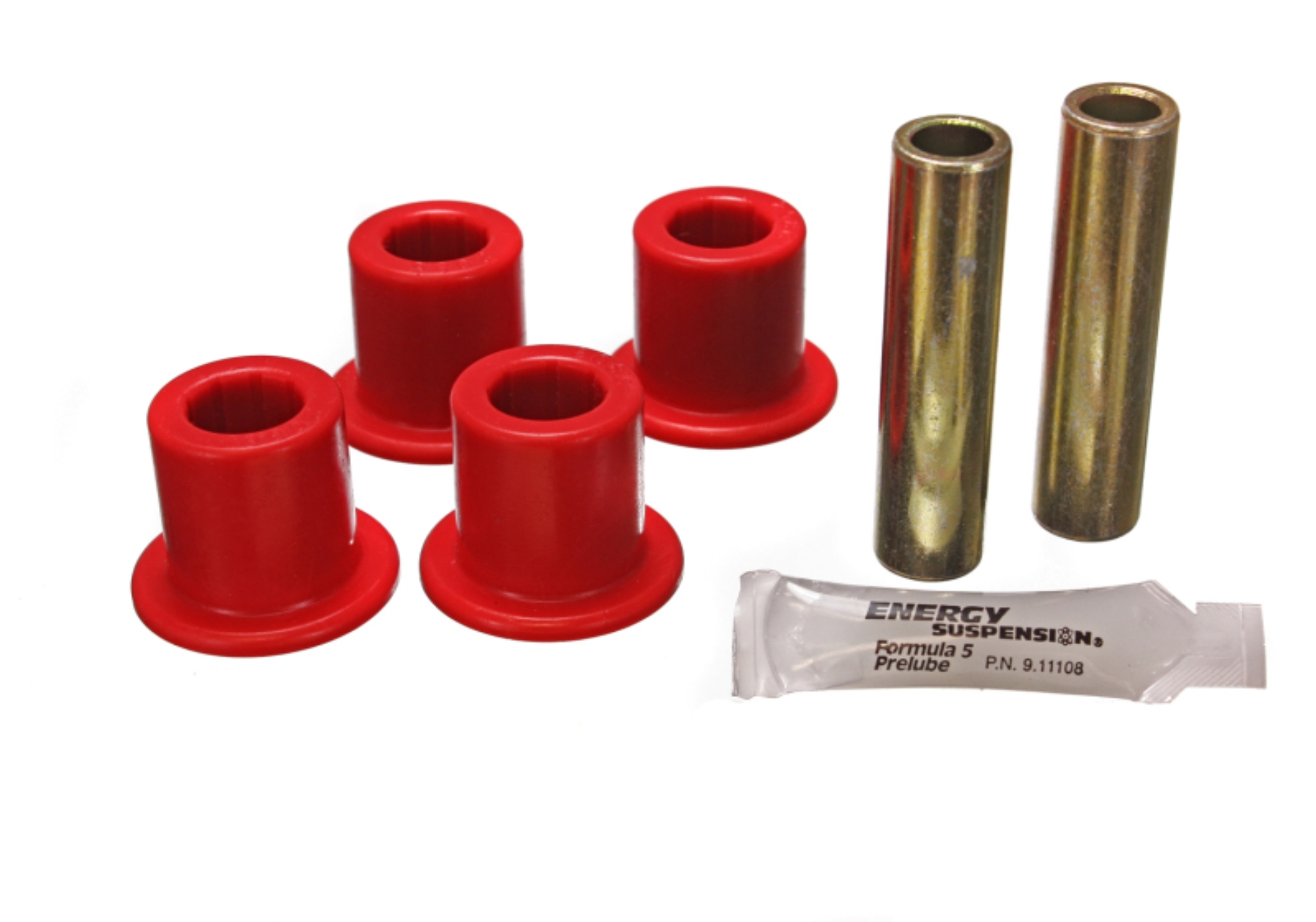 Picture of Energy Suspension Ford Rear Shackle Bushing Set - Red