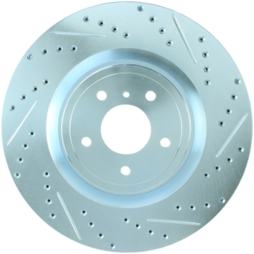Picture of Select Sport Drilled and Slotted Brake Rotor; Front Left