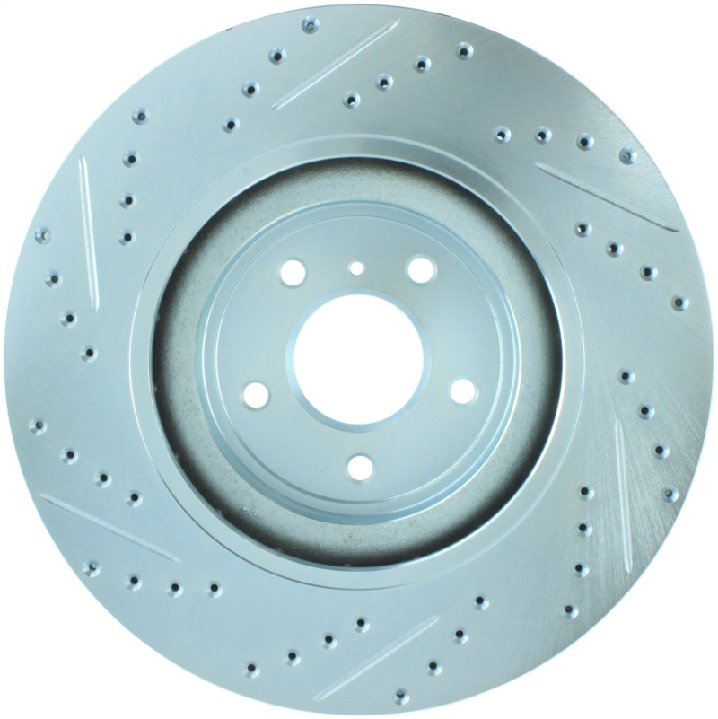 Picture of Select Sport Drilled and Slotted Brake Rotor; Front Left