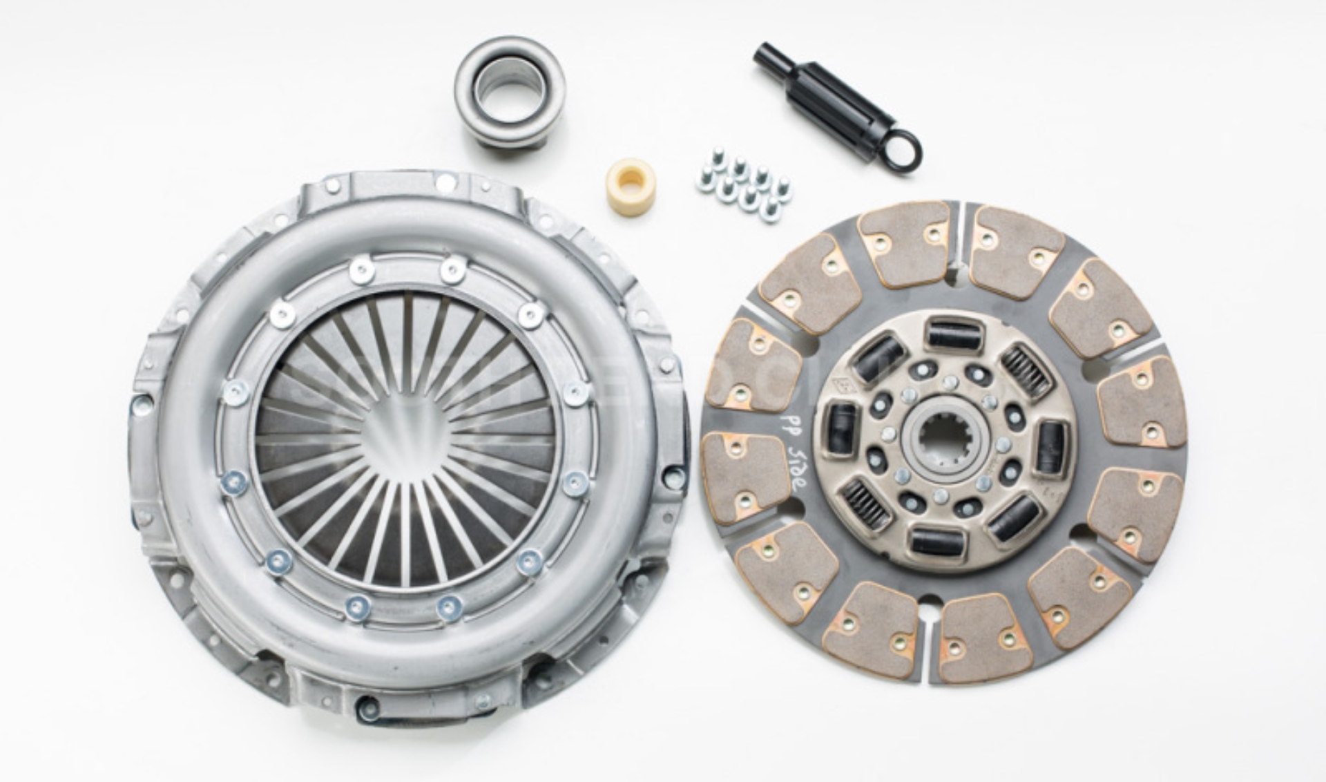 Picture of South Bend Clutch 99-03 Ford 7.3 Powerstroke ZF-6 Carbotic Friction 4 Paddle Spicer Clutch Kit