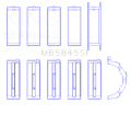Picture of King Engine Bearings Ford Mod Motor 6.2L V8 Main Bearing Set